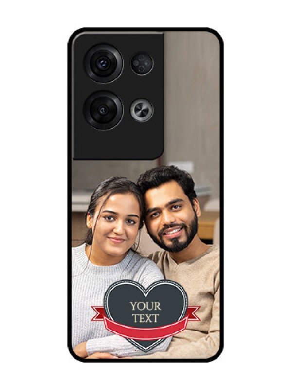 Custom Oppo Reno 8 Pro 5G Custom Metal Phone Case - Just Married Couple Design