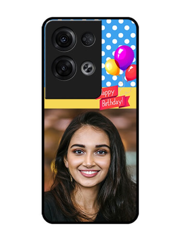 Custom Oppo Reno 8 Pro 5G Custom Metal Phone Case - Happy Birthday Design