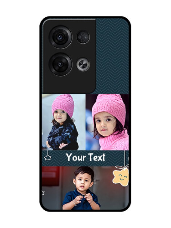 Custom Oppo Reno 8 Pro 5G Custom Metal Phone Case - Hanging Stars Design