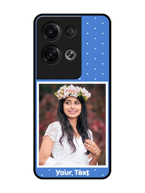 Custom Oppo Reno 8 Pro 5G Custom Metal Phone Case - Polka Dots Design