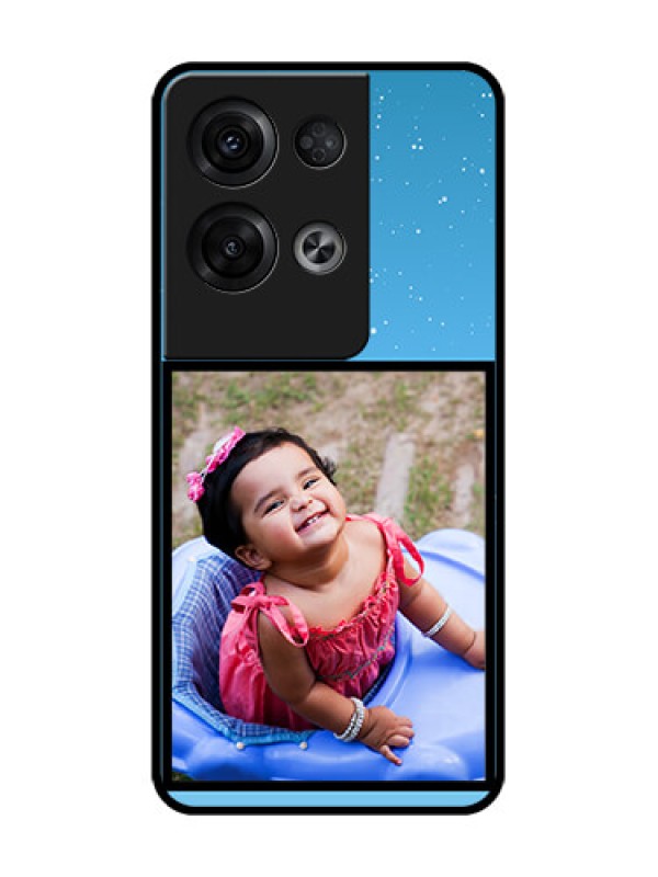 Custom Oppo Reno 8 Pro 5G Custom Metal Phone Case - Wave Pattern Colorful Design