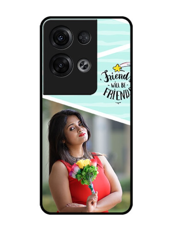 Custom Oppo Reno 8 Pro 5G Custom Metal Phone Case - Friends Picture Icon Design