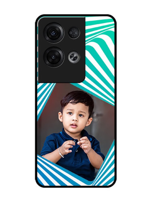 Custom Oppo Reno 8 Pro 5G Custom Metal Phone Case - Abstract Spiral Design