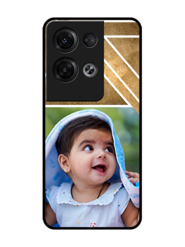 Custom Oppo Reno 8 Pro 5G Custom Metal Phone Case - Gradient Abstract Texture Design