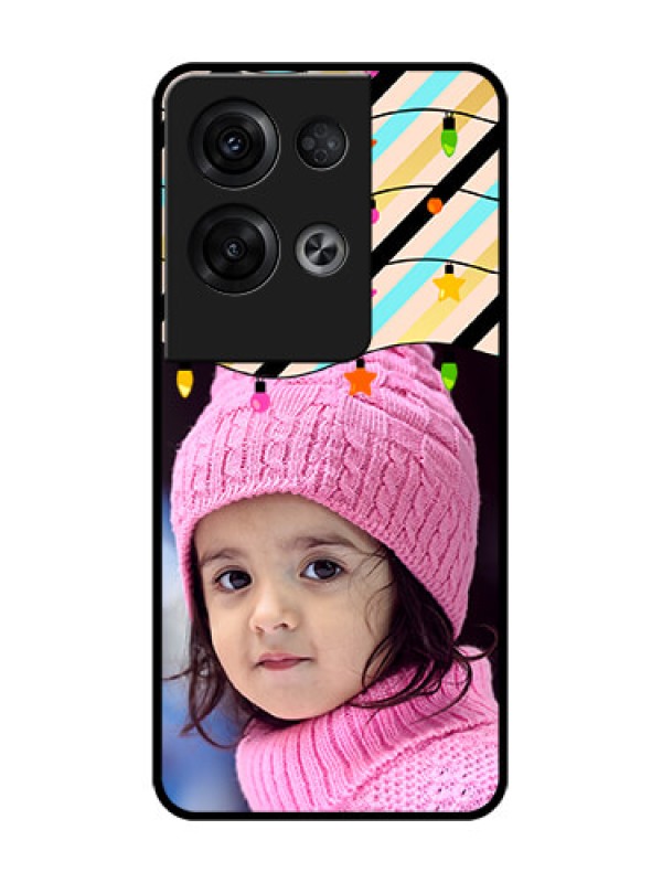 Custom Oppo Reno 8 Pro 5G Custom Metal Phone Case - Lights Hanging Design