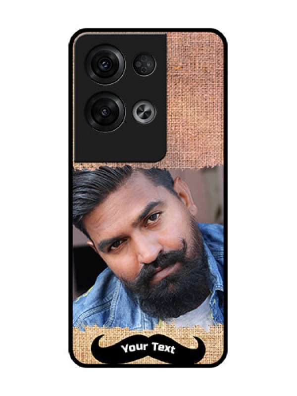 Custom Oppo Reno 8 Pro 5G Custom Metal Phone Case - With Texture Design