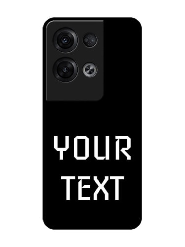 Custom Oppo Reno 8 Pro 5G Custom Metal Phone Case - Your Name Design