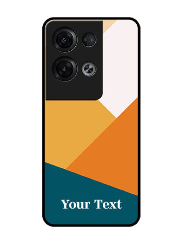 Custom Oppo Reno 8 Pro 5G Custom Metal Phone Case - Stacked Multi - Colour Design