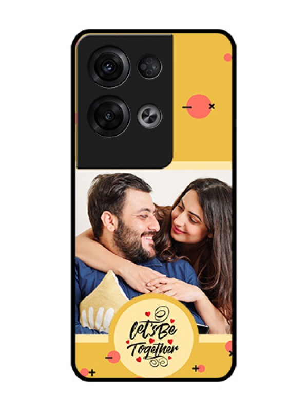 Custom Oppo Reno 8 Pro 5G Custom Metal Phone Case - Lets Be Together Design