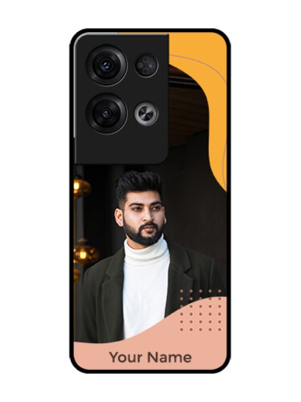 Custom Oppo Reno 8 Pro 5G Custom Metal Phone Case - Tri - Coloured Overlay Design