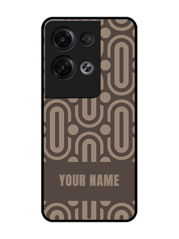 Custom Oppo Reno 8 Pro 5G Custom Metal Phone Case - Captivating Zero Pattern Design