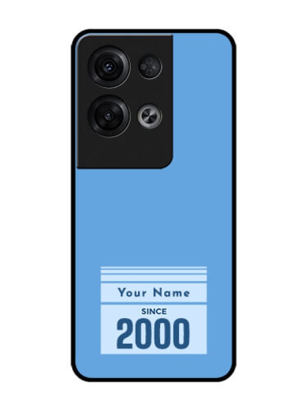 Custom Oppo Reno 8 Pro 5G Custom Metal Phone Case - Custom Year Of Birth Design