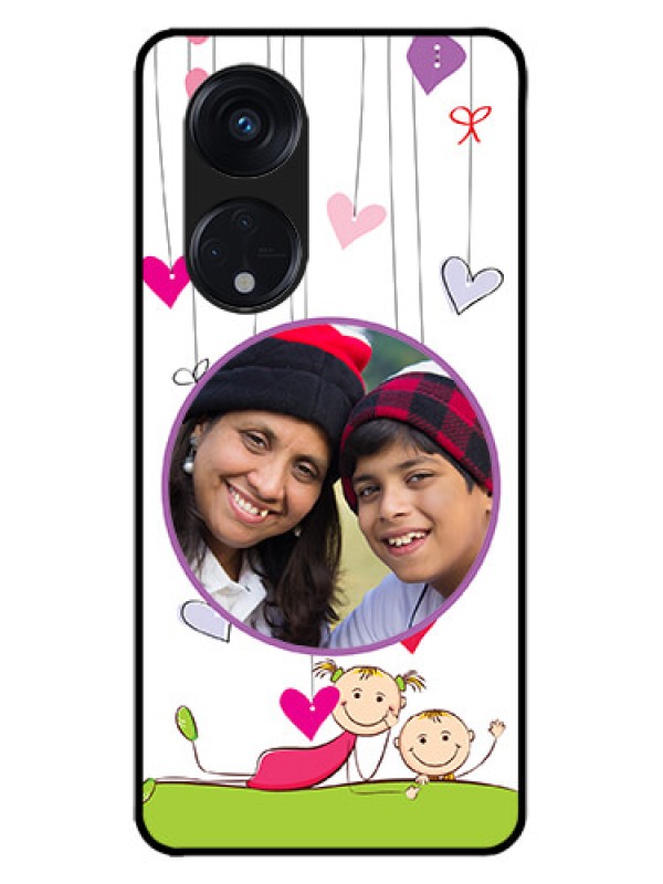 Custom Oppo Reno 8T 5G Custom Metal Phone CaseCute Kids Phone Case Design