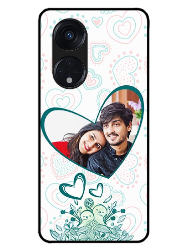 Custom Oppo Reno 8T 5G Custom Metal Phone CasePremium Couple Design