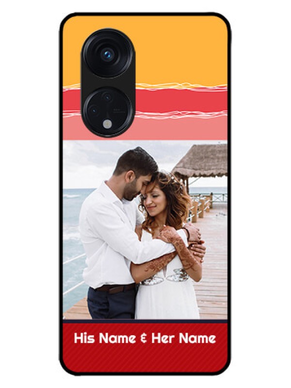 Custom Oppo Reno 8T 5G Custom Metal Phone CaseColorful Case Design