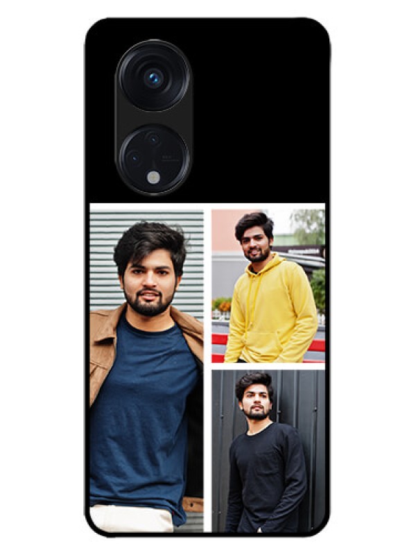 Custom Oppo Reno 8T 5G Custom Metal Phone CaseUpload Multiple Picture Design