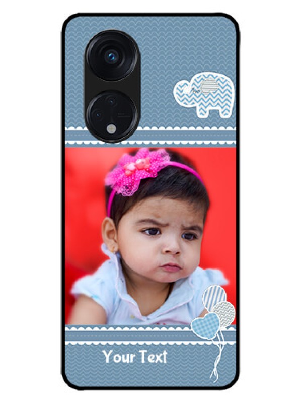 Custom Oppo Reno 8T 5G Custom Metal Phone CaseWith Kids Pattern Design
