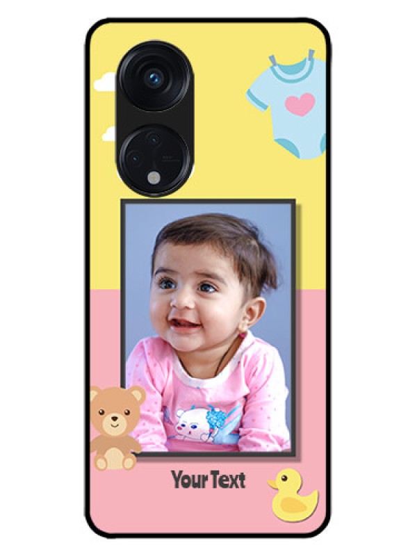 Custom Oppo Reno 8T 5G Custom Metal Phone CaseKids 2 Color Design