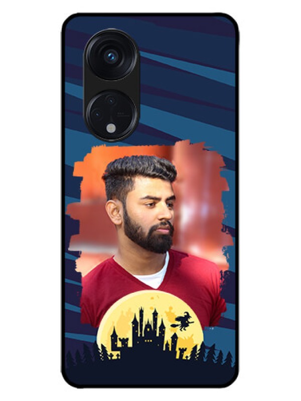 Custom Oppo Reno 8T 5G Custom Metal Phone CaseHalloween Witch Design