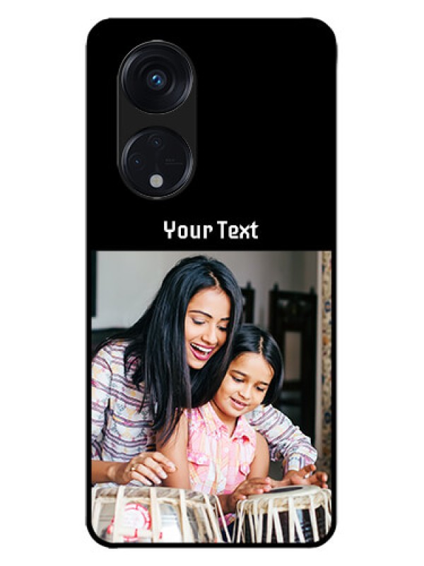 Custom Oppo Reno 8T 5G Custom Metal Phone CasePhoto With Name Design