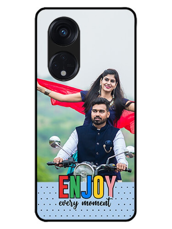 Custom Oppo Reno 8T 5G Custom Metal Phone CaseEnjoy Every Moment Design