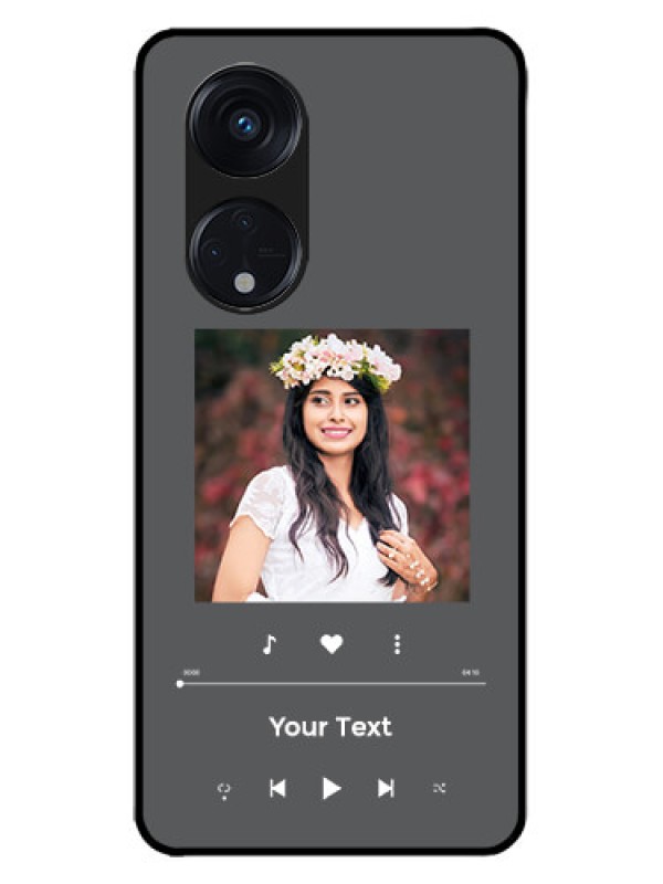 Custom Oppo Reno 8T 5G Custom Metal Phone CasePlay The Music Design