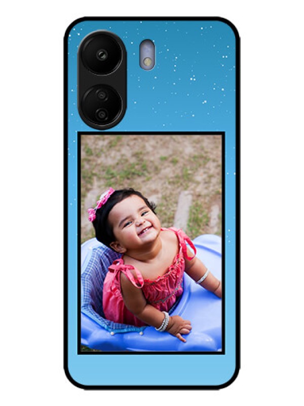 Custom Poco C65 Custom Metal Phone Case - Wave Pattern Colorful Design