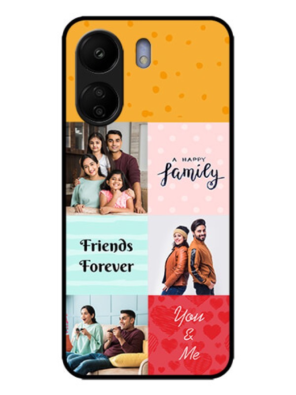 Custom Poco C65 Custom Metal Phone Case - Images With Quotes Design