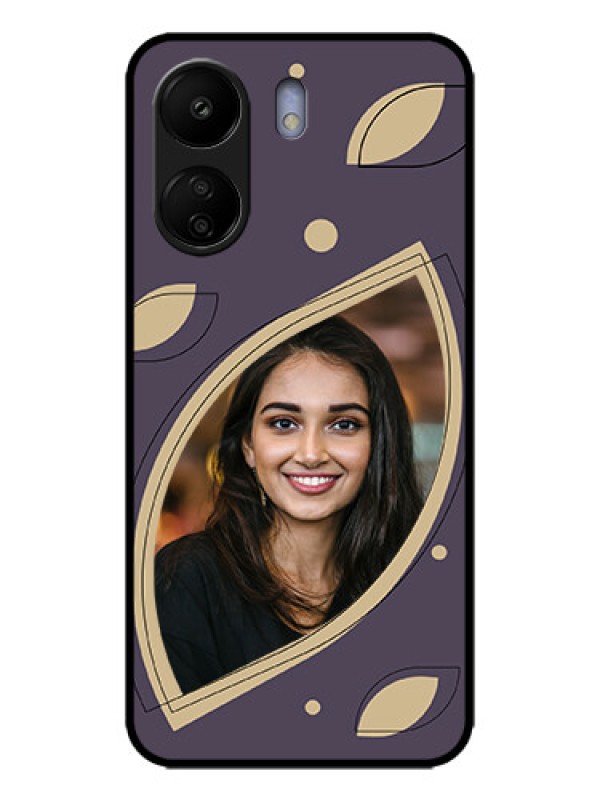Custom Poco C65 Custom Metal Phone Case - Falling Leaf Design