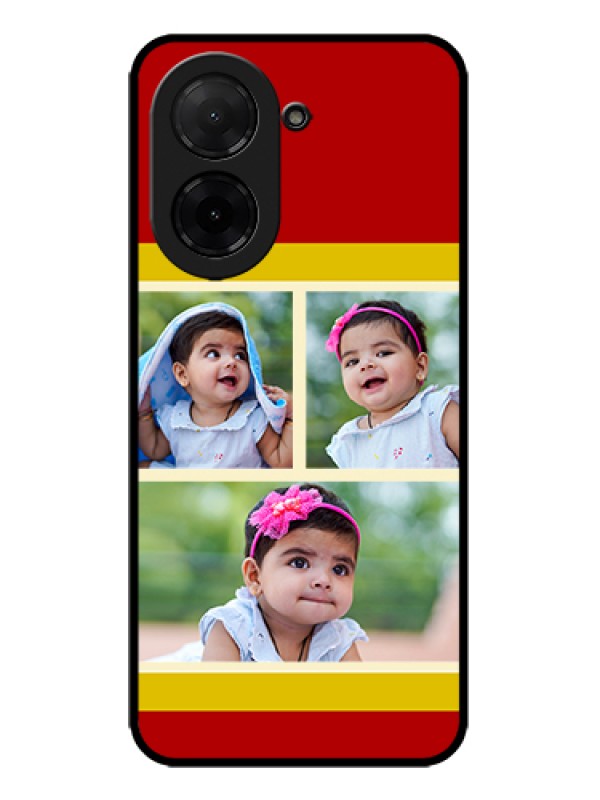 Custom Poco C71 Custom Metal Phone Case - Multiple Pic Upload Design