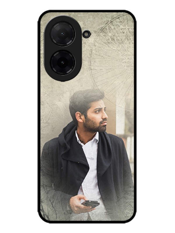 Custom Poco C71 Custom Metal Phone Case - With Vintage Design