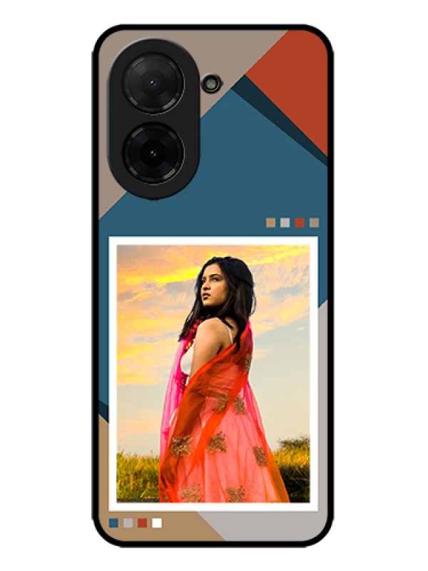 Custom Poco C71 Custom Metal Phone Case - Retro Color Pallet Design