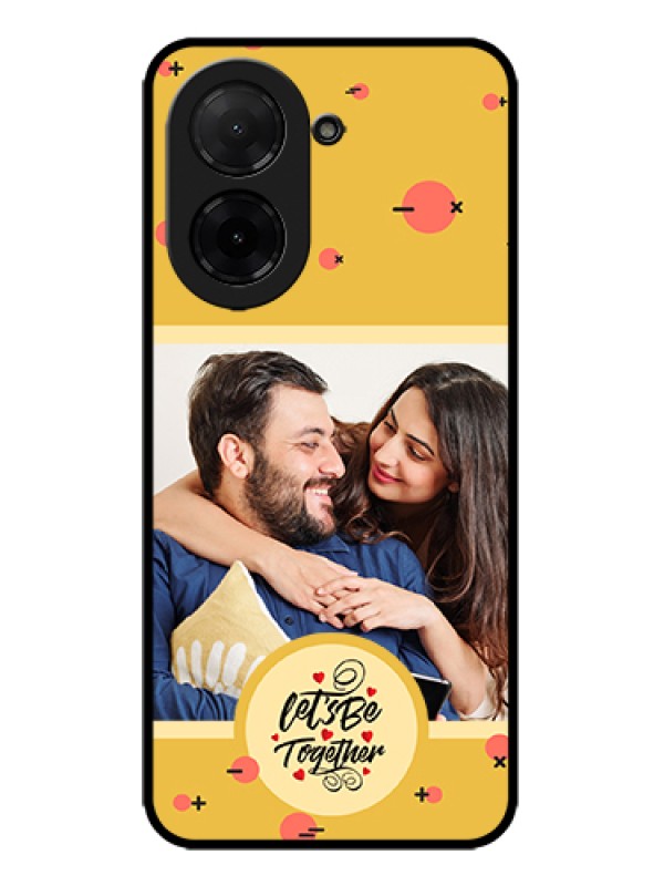 Custom Poco C71 Custom Metal Phone Case - Lets Be Together Design