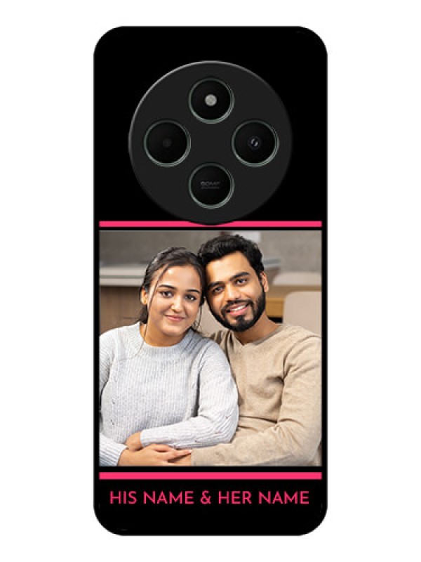 Custom Poco C75 5G Custom Metal Phone CaseWith Add Text Design