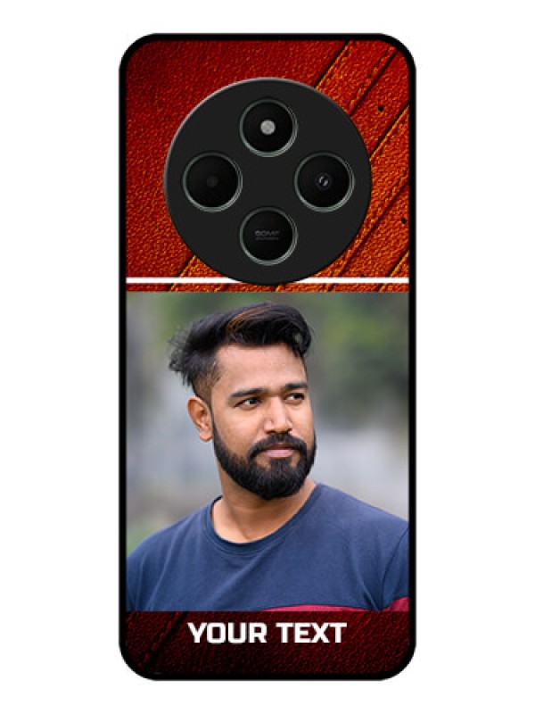 Custom Poco C75 5G Custom Metal Phone CaseLeather Phone Case Design