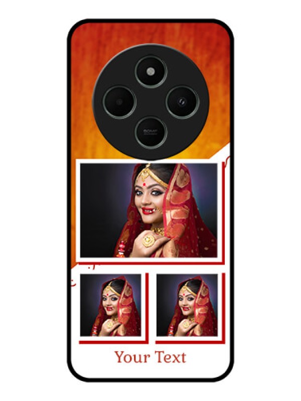 Custom Poco C75 5G Custom Metal Phone CaseWedding Memories Design