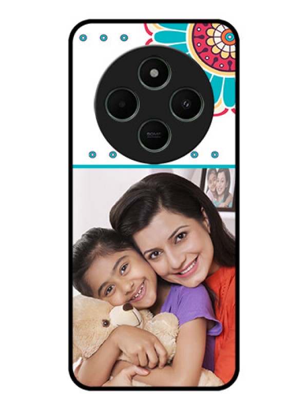 Custom Poco C75 5G Custom Metal Phone CaseFlower Design