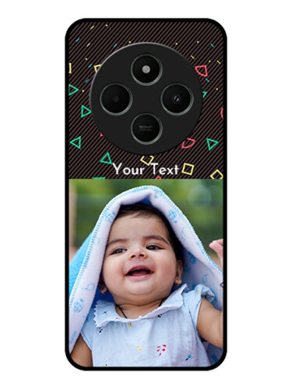 Custom Poco C75 5G Custom Metal Phone CaseWith Confetti Birthday Design