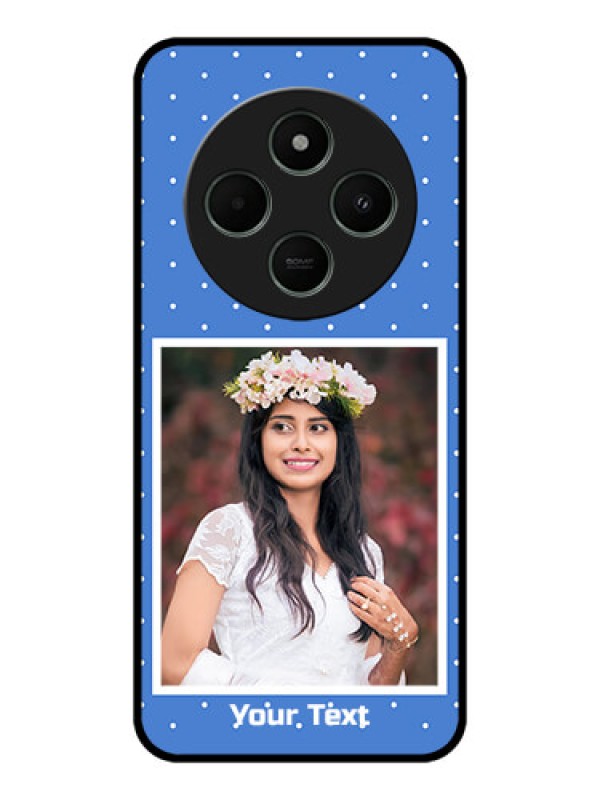 Custom Poco C75 5G Custom Metal Phone CasePolka Dots Design