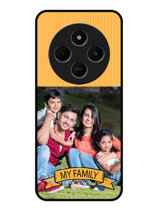 Custom Poco C75 5G Custom Metal Phone CaseMy Family Design