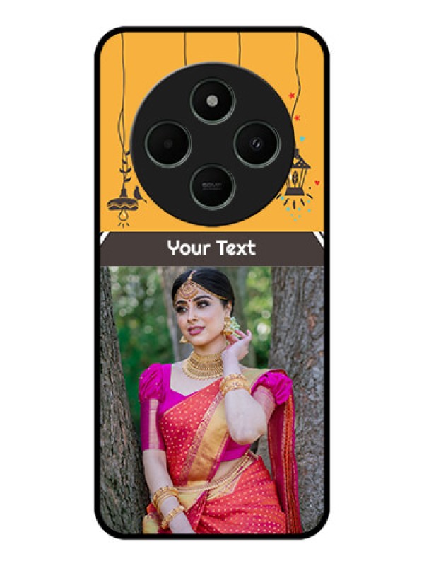 Custom Poco C75 5G Custom Metal Phone CaseWith Family Picture And Icons