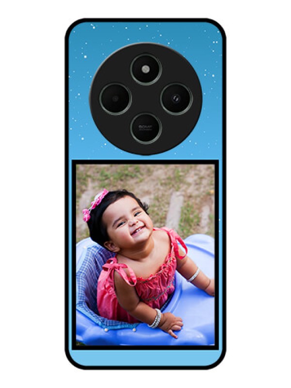 Custom Poco C75 5G Custom Metal Phone CaseWave Pattern Colorful Design