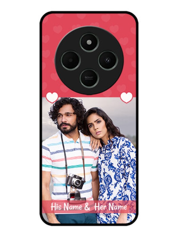 Custom Poco C75 5G Custom Metal Phone CaseSimple Love Design