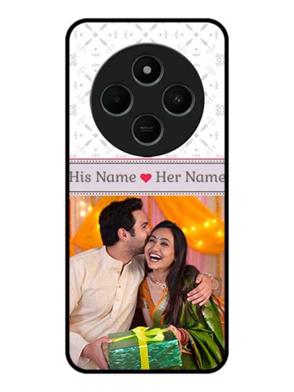 Custom Poco C75 5G Custom Metal Phone CaseWith Photo And Ethnic Design