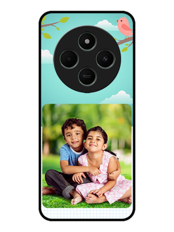 Custom Poco C75 5G Custom Metal Phone CaseDoodle Love Design