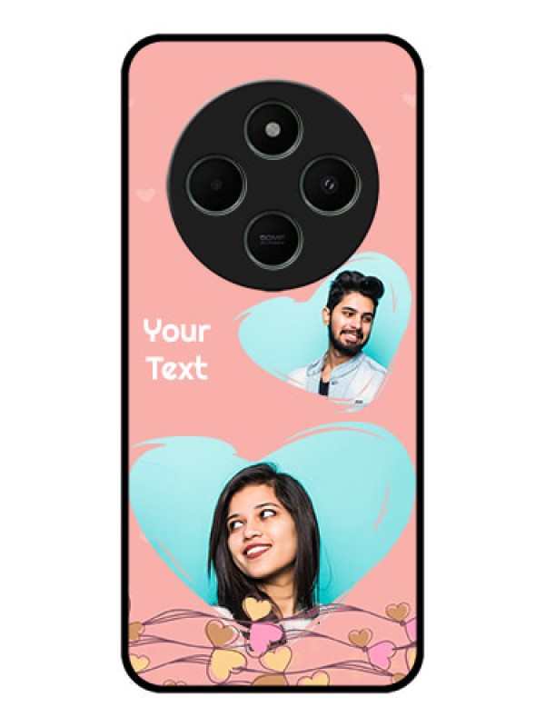 Custom Poco C75 5G Custom Metal Phone CaseLove Doodle Design