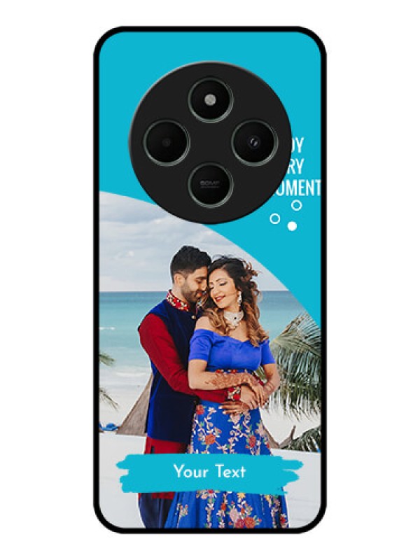 Custom Poco C75 5G Custom Metal Phone CaseHappy Moment Design