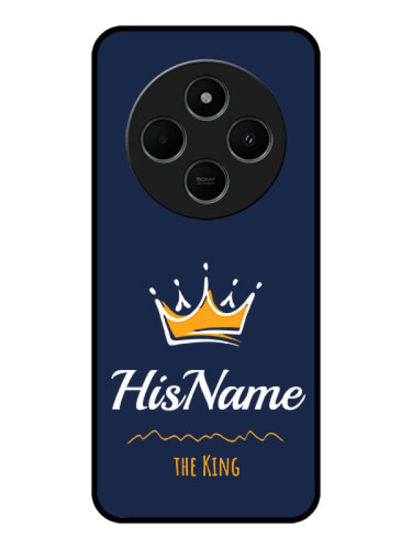 Custom Poco C75 5G Custom Metal Phone CaseKing With Name Design