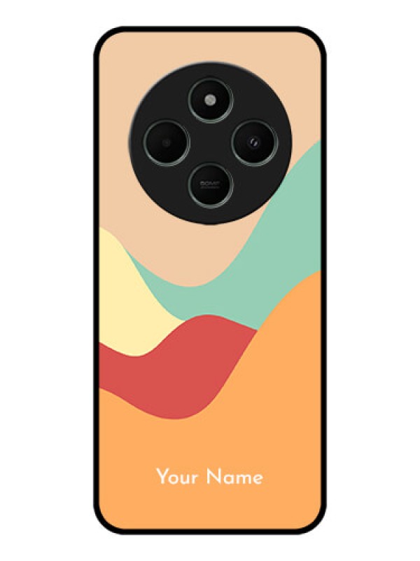 Custom Poco C75 5G Custom Metal Phone CaseOcean Waves Multi - Colour Design