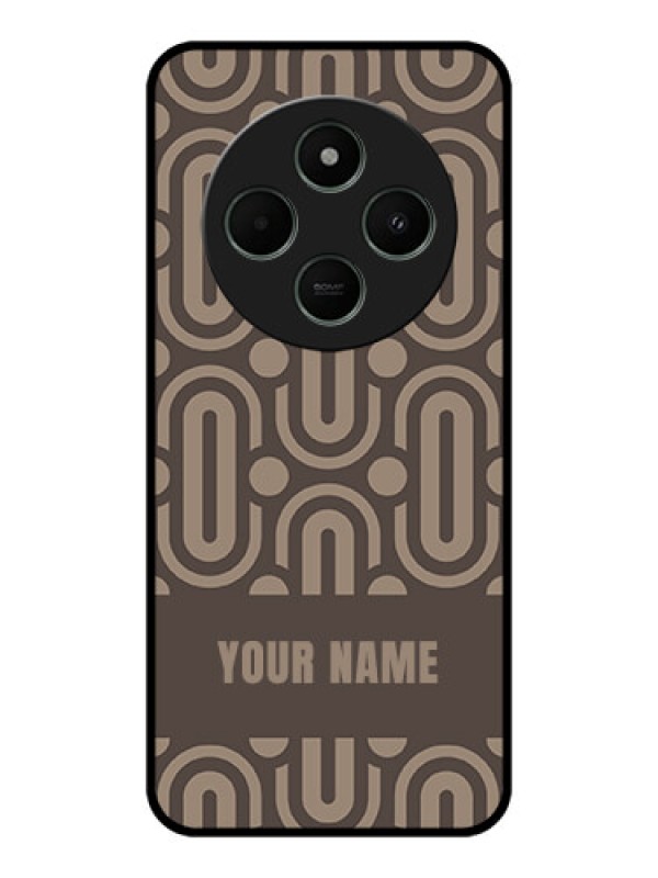 Custom Poco C75 5G Custom Metal Phone CaseCaptivating Zero Pattern Design